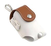 Laikoutd Bolsa de pelotas y accesorios con gancho para llavero, almacenamiento portátil ligero de pelotas de Golf de PU para uso diario, Golf compacto