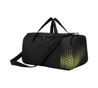 Laikoutd Bolso de hombro atlético plegable con correa ajustable para hombro gimnasio impermeable para entrenamiento diario y entrenamiento de fútbol deporte plegable compacto