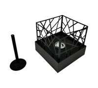 Laikoutd Calentador De Alcoholes Que Quema Llamas Diseño Compacto Metal Aparato Calefacción Interior Eficiente para Decoración para Sala Estar Estufa Alcoholes Moderna