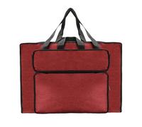 Laikoutd Carpeta de arte pequeña con asa, bolsa de pintura, resistente al agua, funda de transporte para pintura de acuarela, Red