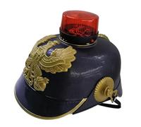 Laikoutd Casco de para niños, disfraz de soldado prusiano, sombrero para juegos de rol y educación temprana, cascos de cosplay de 4 a 6 años