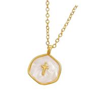 Laikoutd Colgante de cruces de goteo esmaltado a mano moderno, aleación ligera para uso diario, revestimiento colorido, collar con revestimiento