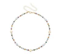 Laikoutd Collar de cuentas de resina inspirado en amor, tono brillante y para un aspecto elegante en, colgante colorido respetuoso con la piel
