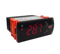 Laikoutd Controlador De Temperatura Avanzado para Congeladores Y Refrigeradores Equipos Uso Comercial Pantalla Puerta Vidrio Sensor Congelador