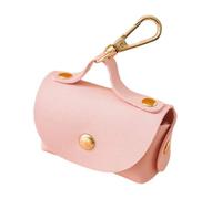 Laikoutd Dispensador De Bolsa para Popó Perros Soporte Excrementos Mascotas Dispensador Excrementos PU Que Caminan Aire Libre Suministro Soporte