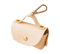 Laikoutd Dispensador De Bolsa para Popó Perros Soporte Excrementos Mascotas Dispensador Excrementos PU Que Caminan Aire Libre Suministro Soporte