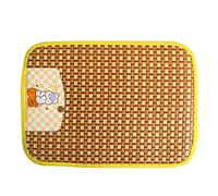 Laikoutd Estera De Enfriamiento para Gatos Perros Almohadilla Siesta Verano Tumbona Ratán Tejido Natural Sofá Cama Colchón Mascotas Gatos Razas Medianas Jaulas Cama Pequeña Mediana Y