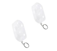 Laikoutd Estuche Rígido Protector Compacto Y Transparente para Tenis De 2 Pelotas 40 Mm/50 Mm Inastillable Y Listo Viajar con Gancho Seguro Durabilidad Caja Tenis