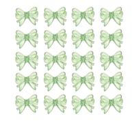 Laikoutd Juego De 20 Cuentas Acrílicas con Diseños Únicos Lazos Elaboración Elegante para Pulseras Collares Y Aretes Fabricación Collares Y Pulseras