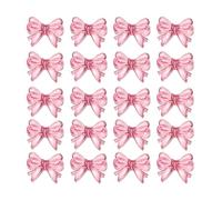 Laikoutd Juego De 20 Cuentas Acrílicas con Diseños Únicos Lazos Elaboración Elegante para Pulseras Collares Y Aretes Fabricación Collares Y Pulseras