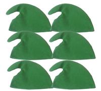 Laikoutd Juego de 6 sombreros de fiesta de elfos coloridos para Navidad, hechos a mano, coloridos, unisex, accesorios de juego de rol