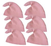 Laikoutd Juego de 6 sombreros de fiesta de elfos coloridos para Navidad, hechos a mano, coloridos, unisex, accesorios de juego de rol