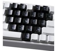 Laikoutd Materiales de Teclas Transparentes con patrón de Amor de Juego de 21 Teclas Altura Original para Uso prolongado en Condiciones de Poca luz Transparentes iluminados