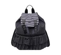 Laikoutd Mochila ergonómica con cordón y encaje de puntos, mochila de gran capacidad para desplazamientos diarios y viajes, interior espacioso