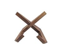 Laikoutd Natural Wood Record Shelf Designs Classical Vintage Storage Unit Quick Setups Easy To Use For Album Books Home Decor Record Rack