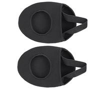 Laikoutd Protectores de medio zapato de neopreno con banda elástica antideslizante para cubiertas de zapatos para caminar y andar en bicicleta