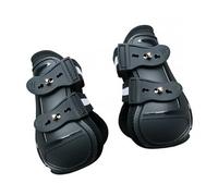 Laikoutd Protectores de Patas de Caballo para Saltar, Carcasa de PU, Bota de tendón, absorción de Impacto, Protector de Caballos, Protector de equitación