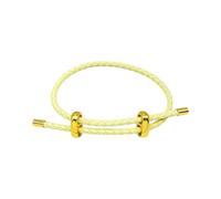Laikoutd Pulsera De Cuerda Acero Ajustable con Cierre Metal para Parejas Regalo Joyería Unisex Minimalista Hecho A Mano para Hombres Y Mujeres Pulsera Ajustable Acero Inoxidable Unisex