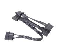 Laikoutd Servidores De PC Ordenador Duro 15 Pines 1 Macho A 3/4/5/6 Divisor 4 Pines Unidades Cable Alimentación Adaptador Unidad Cable Extensión