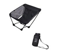 Laikoutd Silla de Lunas Plegable Que Ahorra Espacio con Asiento Plegable de Tela Transpirable, Silla de Viaje para entusiastas de la Aventura, sillas de Camping