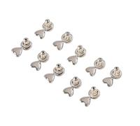 Laikoutd Tapones para Los Oídos con Estilos De Corazón A Prueba Sudor A Prueba Deslustre Ajuste Cómodo Accesorios Joyería Livianos para Estilos Vida Activos Componentes Aretes Cobre