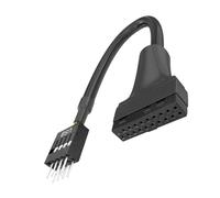 Laikoutd USB3.0 A 2. Cable De Interfaces para Puente Entre USB3.0 Avanzado. Placas 19 Pines Y Cable Extensión Placas Base USB 2 Unidades