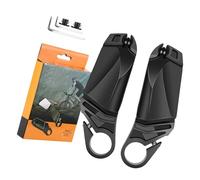 Laikoutd Vidrio de visión Trasera de Seguridad Bicicletas Accesorio de Ciclismo Giratorio de 360 Grados Diseño de rangos amplios Bicicletas Vidrio de visión Trasera Vista Amplia Espejo retrovisor