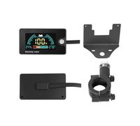 Laikoutd Water Resistant Battery Meter LCD Display 8 100V Compatibility Electric Capacity Tester For Car Boat Solar Bike Telegram Capacity Observe For Golfing Cart Motorbike