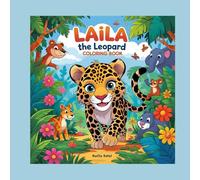 Laila the leopard: Coloring book