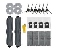 Laimaiou Recambios para el Robot Aspirador dreame X40 Ultra Complete / L40 Ultra/Mova P50 Pro Ultra 20 Paquetes 2 Cepillos Principales, 4 Filtros, 6 Cepillos Laterales, 4 Paños, 4 Bolsas