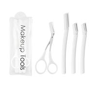 Laimoere - Tijeras de afeitar para cejas para depilación facial y recortadoras para cejas de pelo de melocotón y pelo de pelusa multipropósito para el cuidado facial