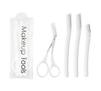 Laimoere - Tijeras de afeitar para cejas para depilación facial y recortadoras para cejas de pelo de melocotón y pelo de pelusa multipropósito para el cuidado facial