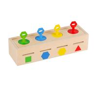 Lainiaoly Juguetes De Clasificación para Niños Pequeños | Juguete De Madera para Estimular La Inteligencia,Caja De Bloqueo para Clasificar Colores Y Formas para Aula Educación Temprana Hogar Y Viaje