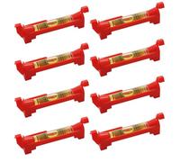 LAINIKE 8 piezas de nivel de línea de burbujas para colgar, nivel de línea, nivel de burbuja para fontanería, topografía, albañilería, ingeniería, metalurgia, azulejos, oficios de construcción