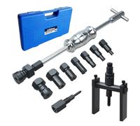 LainKeen Juego de 12 herramientas de extracción de rodamientos interiores para motocicleta, martillo deslizante para motocicleta, inserto de piloto, juego de herramientas de extracción de rodamientos