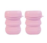 LAIOUSN 2 jaboneras plegables de silicona a prueba de agua, para mantener limpio para el baño familiar, camping, viajes, jabonera plegable para evitar fugas