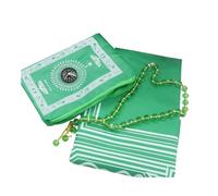 LAIOUSN Alfombras ligeras de oración islámicas para viajes, plegables, impermeables, con brújulas incluidas para adoraciones al aire libre, alfombrillas de oración con bolsas de almacenamiento