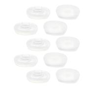 LAIOUSN Almohadillas de nariz de silicona para niños, ajuste cómodo para caras pequeñas, antideslizantes, con clip, accesorios de marco, almohadillas de silicona para gafas, talla única, como se