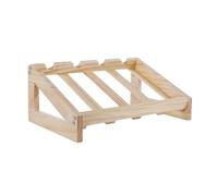 LAIOUSN Botellero de madera maciza natural, moderno, Bucolic Homes, Pubs, decoración multifuncional para botellas, solución de almacenamiento, decoración vintage