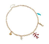 LAIOUSN Collar ajustable con temática marina con dije de criatura marina para mujeres para amantes del mar y uso diario, elegante colgante de coral, talla única, como se describe, como se describe