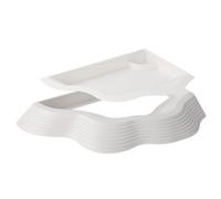 LAIOUSN Cuenco grande extraíble para agua de tortugas para reptiles, anfibios, estructura dividida, para el hogar, hábitats, comederos, anfibios, cuenco de alimentación y bebida