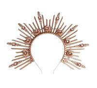 LAIOUSN Diadema para el pelo con diseño de diosas del sol, elegante y delicada para mujeres y niñas, tocado de fiesta