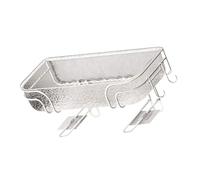 LAIOUSN Estante de almacenamiento montado en la pared que ahorra espacio, fácil de limpiar, estante de baño, organizadores colgantes de pared para oficinas en casa, montaje en pared adhesivo