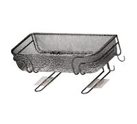 LAIOUSN Estante de almacenamiento montado en la pared que ahorra espacio, fácil de limpiar, estante de baño, organizadores colgantes de pared para oficinas en casa, montaje en pared adhesivo