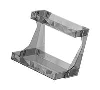 LAIOUSN Estante de almacenamiento multiusos para cosméticos, suministros de oficina, artículos de cocina, organizadores portátiles resistentes con diseño modularizado, estante de baño inoxidable