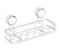 LAIOUSN Estante de baño resistente con diseños de ventosa en cualquier superficie lisa, resistente al agua y resistente montaje en superficies lisas