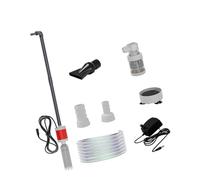 LAIOUSN Herramienta de mantenimiento multifuncional para acuarios con boquilla resistente a los atascos y tecnología de filtro de arena, limpiador eficiente de fondo de acuario con mango ergonómico