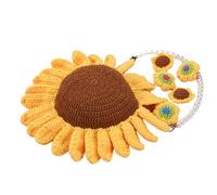 LAIOUSN Juego de ganchillo de tortugas, bolsa de flores, accesorio de punto para principiantes, con instrucciones paso a paso (idioma español no garantizado), juego de ganchillo para adultos