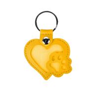 LAIOUSN Llavero compacto de piel sintética de alta calidad para recoger el pelo de perro, con diseño de patas encantadoras para eliminación inmediata de mascotas, llavero para ropa