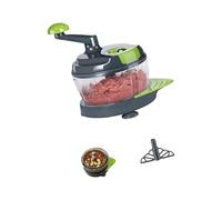 LAIOUSN Molinillo de carne manual multifuncional para verduras, procesador de alimentos para preparaciones eficientes de cocina con molinillo manual de carne de acero 402